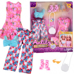 Doll clothing set holiday outfits dress accessories ZA5707 universal