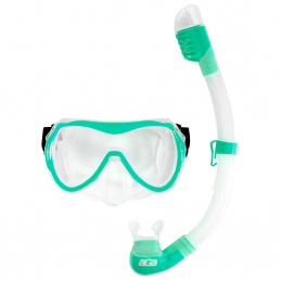 Aga Diving Set Mask and Snorkel M12+S2 Turquoise