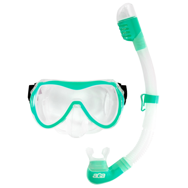 Aga Diving Set Mask and Snorkel M12+S2 Turquoise