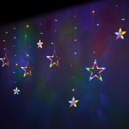 Aga LED Light Pendant Stars 2,5 m 138 LED Multicolour