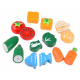 Wooden box with fruit and vegetables for magnet ZA4121