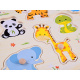 Wooden Puzzle Animals 10 Pieces ZA4721
