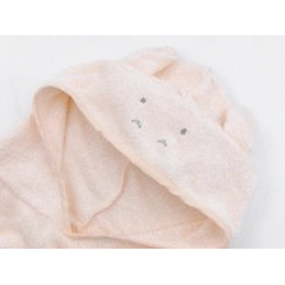 Bamboo Poncho Hippo Peach 2-4 Years BAMBOOM Universal