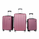 Aga Travel Set of Travel Suitcases MR4652 Burgundy