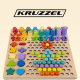 Wooden jigsaw with fish, numbers, circles ISO 17252