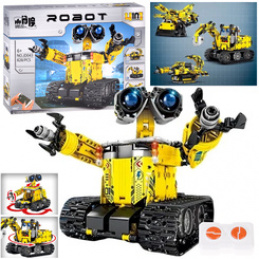 4-in-1 Dice Set Build Remote-Controlled ROBOTS and MACHINES 828-pieces RC0738 universal