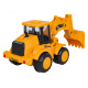 Set of five construction vehicles