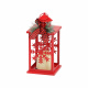Aga Metal LED Christmas Lantern Red