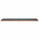 Aga Wall Shelf 120x23.5 cm Black