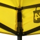 Aga Sales Stand without Sidewalls 2x2 m Yellow