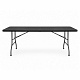 Aga Garden Folding Table 180x74x74 cm Black