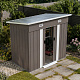 Aga Garden Shed 217x174x110 cm Gray