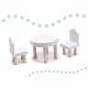 Aga LULILO Wooden dollhouse FLORO LED
