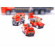 Aga Transport vehicle TIR + metal fire trucks