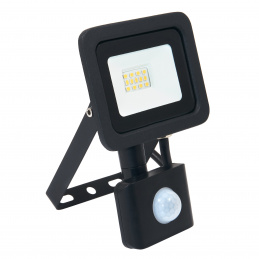 LED spotlight RODIX PREMIUM with PIR sensor - 10W - IP65 - 850Lm - cold white - 6000K - 36 months warranty