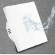 Glass Touch Double Switch - White - GLASS