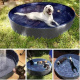Folding dog pool 100x30 cm Purlov 20929 Blue-gray
