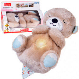 Breathing Cuddly Toy OTTER Lullabies White Noise Night Light ZA5672 Universal