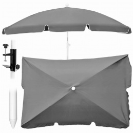 Garden Parasol 200 cm Grey - with Tilt Function