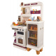 MEGA Kitchen with light, sound, and steam functions + accessories Beige