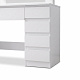 Aga Dressing table with mirror, lighting and el.drawer Matte White