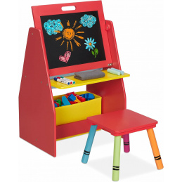 Aga Children's Board with Chair Red