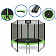 Aga SPORT PRO Trampoline 305 cm Light Green + Safety Net + Ladder