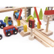 Aga Children's wooden train-track 70 pieces