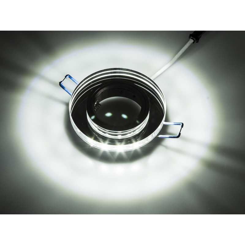 BERGE Suspension spot light BRG71024 non-retractable - GU10 - round + LED strip 3W cold white