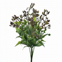 Artificial plant Flower twig 35 cm height light purple LIKE REAL