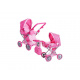 Doris Stroller for dolls 9346 Pink 1