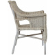Aga Rattan set LARUS White Maroon
