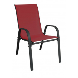 Linder Exclusiv Garden armchair STAPEL MC330885 Dark red