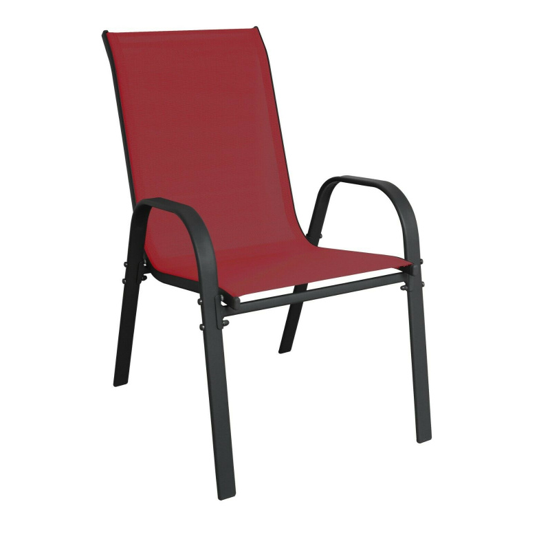 Linder Exclusiv Garden armchair STAPEL MC330885 Dark red