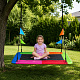 Aga Hanging Rectangular Swing 150x79 cm Colorful