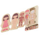 Aga Wooden Puzzle Montessori Body Parts Girl