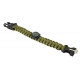 Bracelet SURVIVAL with accessories - Green