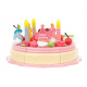 Wooden birthday cake