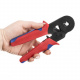 Crimping pliers + clamps set 500 pcs ISO 13586