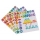 Wooden jigsaw with fish, numbers, circles ISO 17252