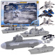 Set of aircraft and ships in naval battle ZA3812