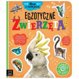 Axiomat Exotic Animals. Interesting facts for kids. universal sticker album KS0891