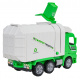 Garbage truck with light and sound function, green