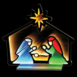 LD13 LED 3D NATIVITY SCENE