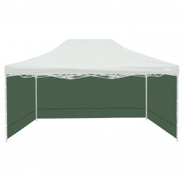 Aga Sidewalls to the sales stand 3x4,5m Green