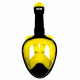 Aga Full Face Snorkeling Mask L/XL Black/Yellow