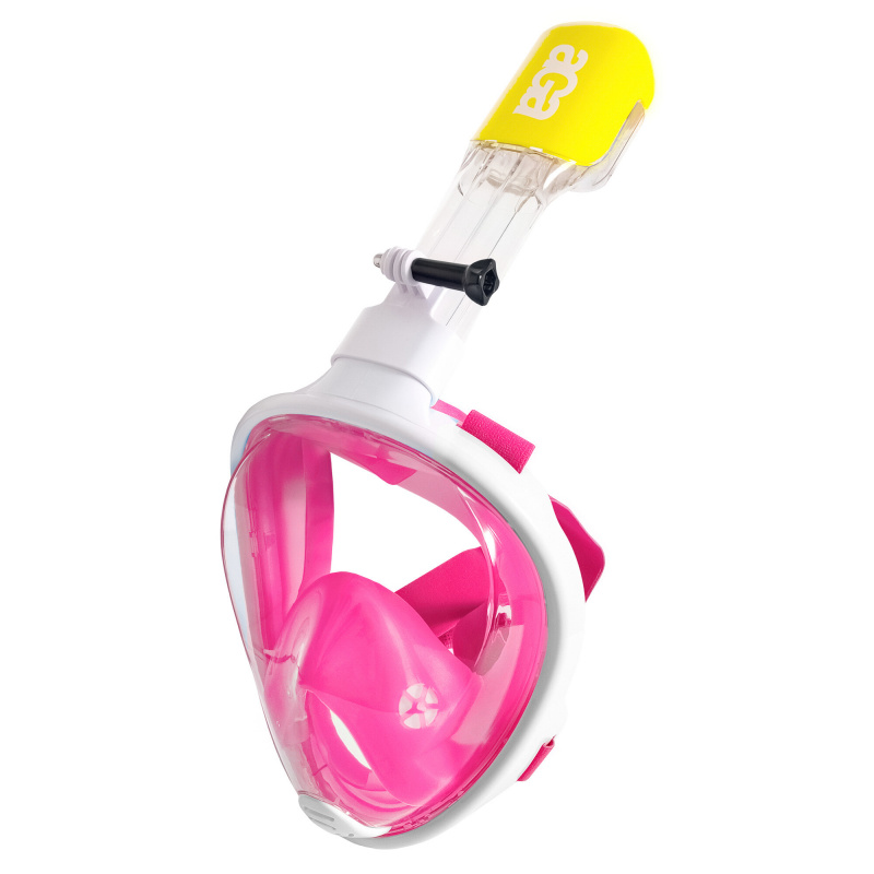 Aga Full-Face Snorkeling Mask S/M White/Pink