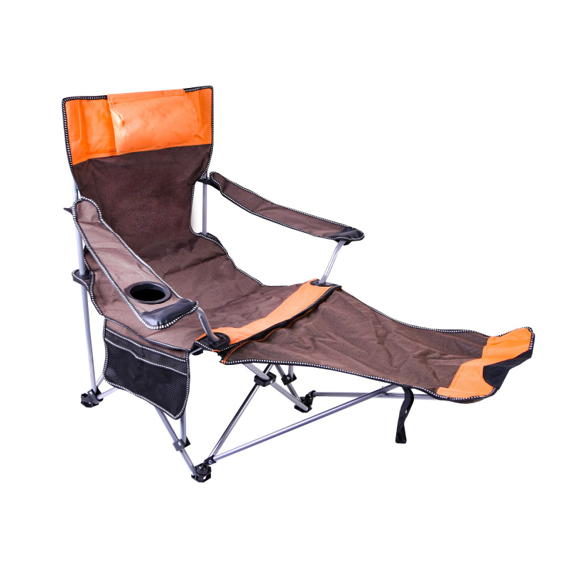 Aga Fishing Folding Chair with Footrest DS717 Brown