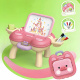 Aga4Kids Children's Board with Table Pink