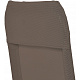 Aga 2x Garden Sun Lounger SIESTA Dark Brown
